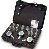 SensoControl ServiceJunior Diagnostic Tee Kit with three Gauges and EMA Style Tee Fittings